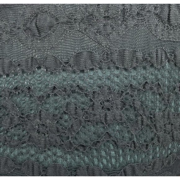 Anthropologie Bailey 44 Column Tiered Bodycon Lace Layer Small Dress Gray Green - Picture 5 of 6